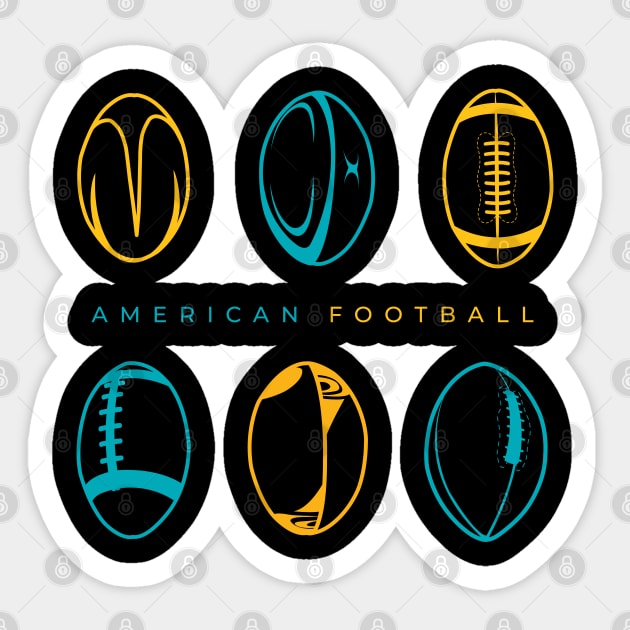 American Football Sticker by madeinchorley